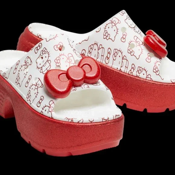 新品 Hello Kitty × Crocs Stomp Slide 23cm Hello Kitty x Crocs Adult Stomp Slide